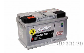 Купить аккумулятор автомобильный AutoPart Galaxy Silver 575-330 (75А/ч) в Березе Шинный двор